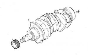 Шестерня привода коленвала 10000-27042 Шестерня привода коленвала 10000-27042