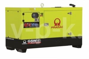 Дизельный генератор PRAMAC GSW 10 Y с автозапуском в кожухе
