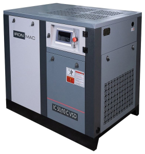 Винтовой компрессор IRONMAC IC 50/10 C VSD (IP55) фото