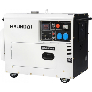 Дизельный генератор Hyundai DHY 8500SE-3  фото