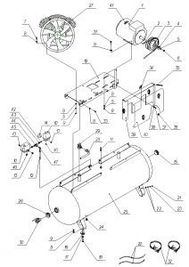 R 3101.00.00.301 Переходник 1/4"Mх3/8"F (аналог 4151600001) для 500v90TБ