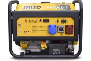 Бензиновый генератор  R8500D-T + колесный комплект Бензиновый генератор  R8500D-T + колесный комплект