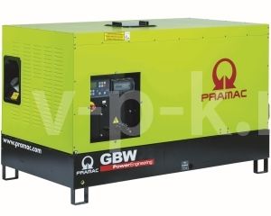 Дизельный генератор PRAMAC GBW22P 1-фазный в кожухе  фото