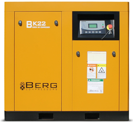Винтовой компрессор Berg ВК-22-Е 8 (IP23) Винтовой компрессор Berg ВК-22-Е 8 (IP23)