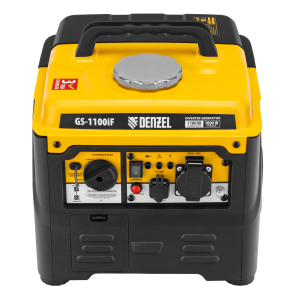 Бензиновый генератор DENZEL GS-1100iF 94706 мини фото