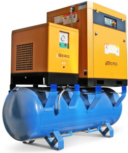 Винтовой компрессор Berg ВК-11О-500 8 (IP54) с осушителем фото