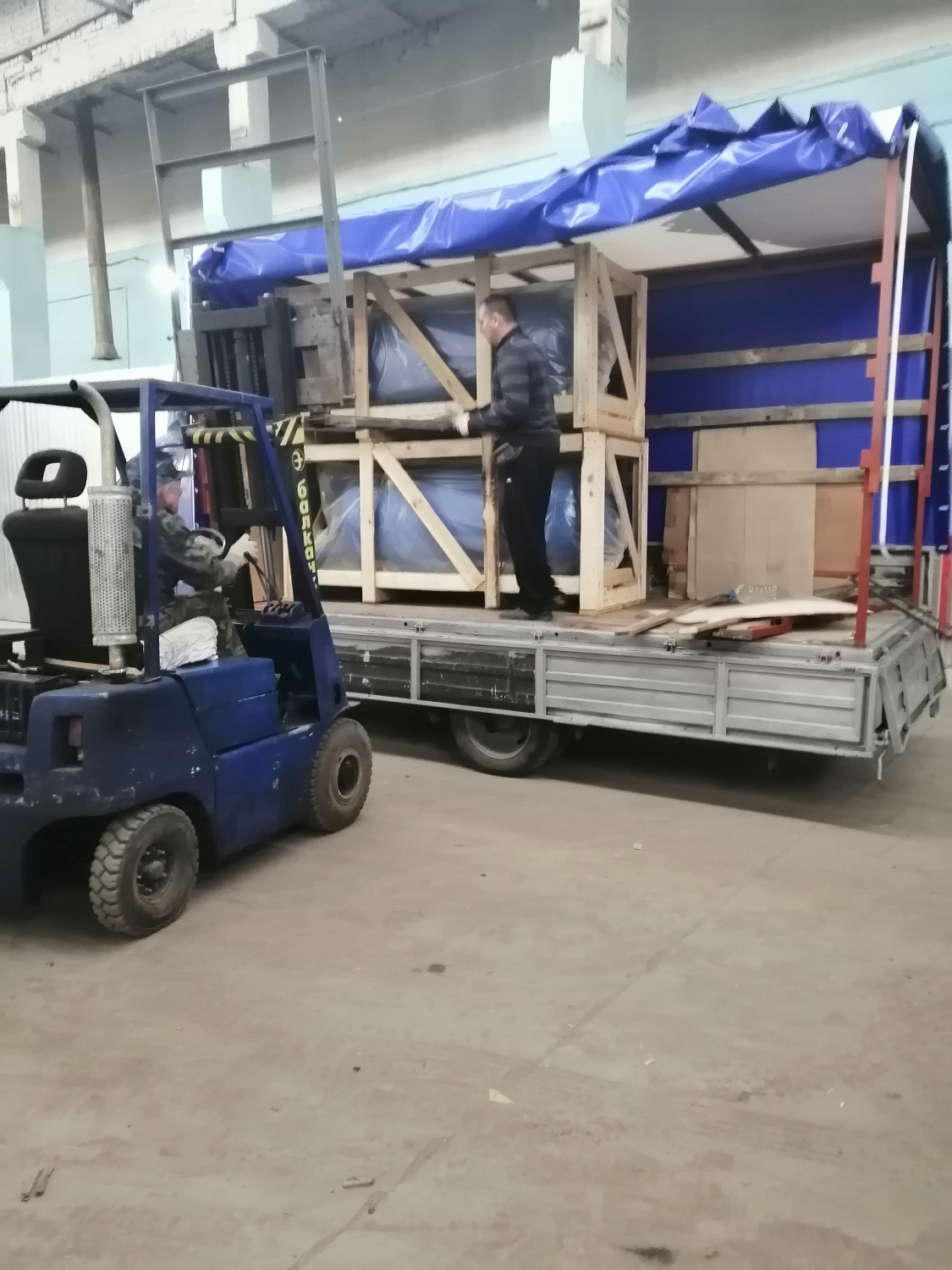 Отгрузка четырех ресиверов в Воронеже