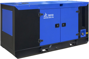 Дизельный генератор ТСС ЭД-24-Т400 с АВР в шумозащитном кожухе на прицепе 025281 передвижной фото