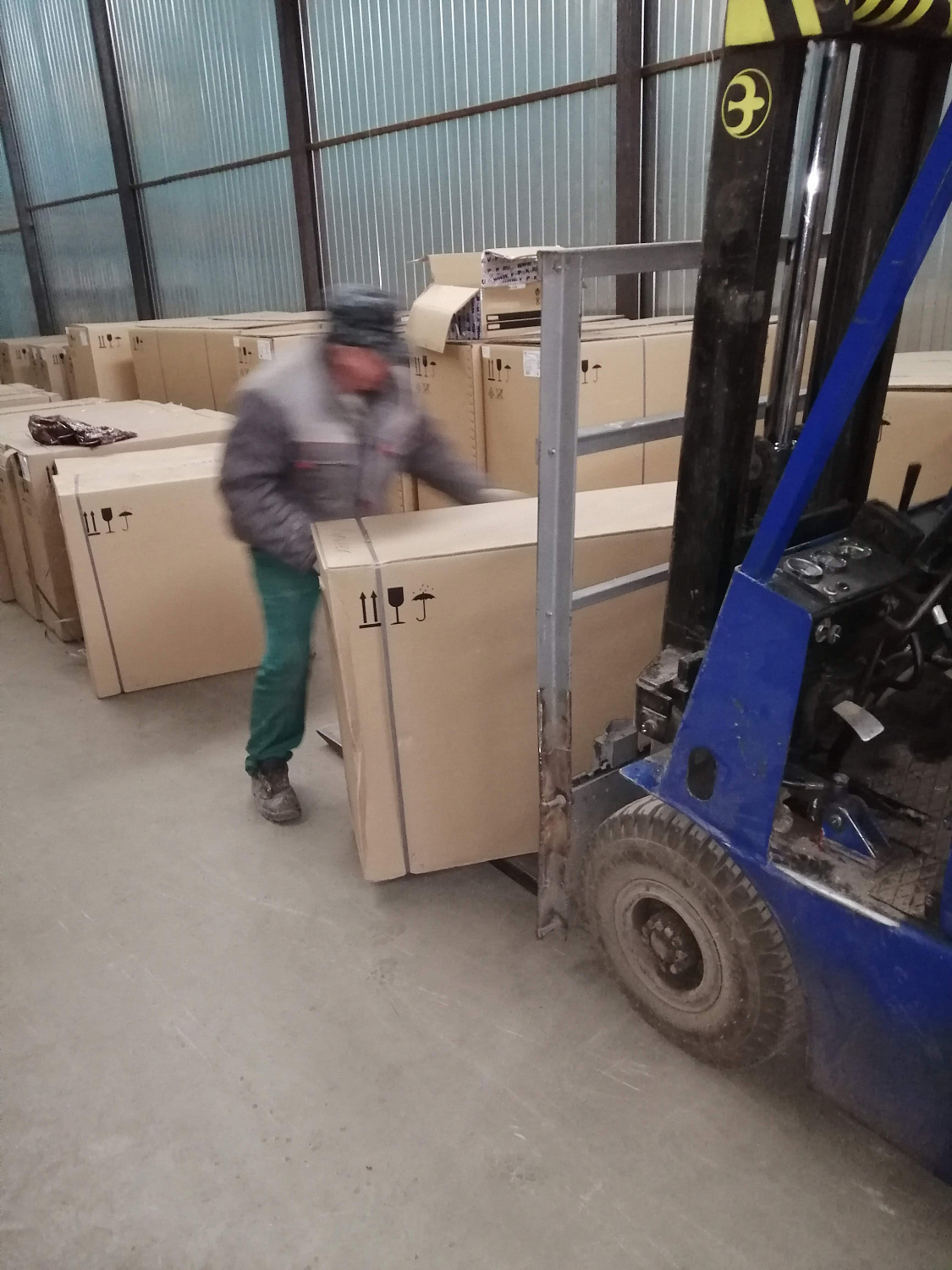 Пополнение склада в Воронеже