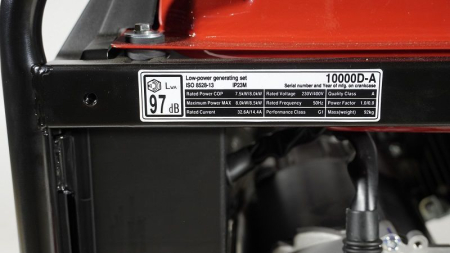 Бензиновый генератор  LC10000D-AS, 3-х фазный (с мощностью без ограничений при 1-но и 3-х фазном режиме)