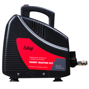Поршневой компрессор Fubag HANDY MASTER KIT + 5 предметов 646028 безмасляный фото