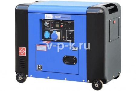 Дизельный генератор ТСС SDG 6000ES-2R в шумозащитном кожухе