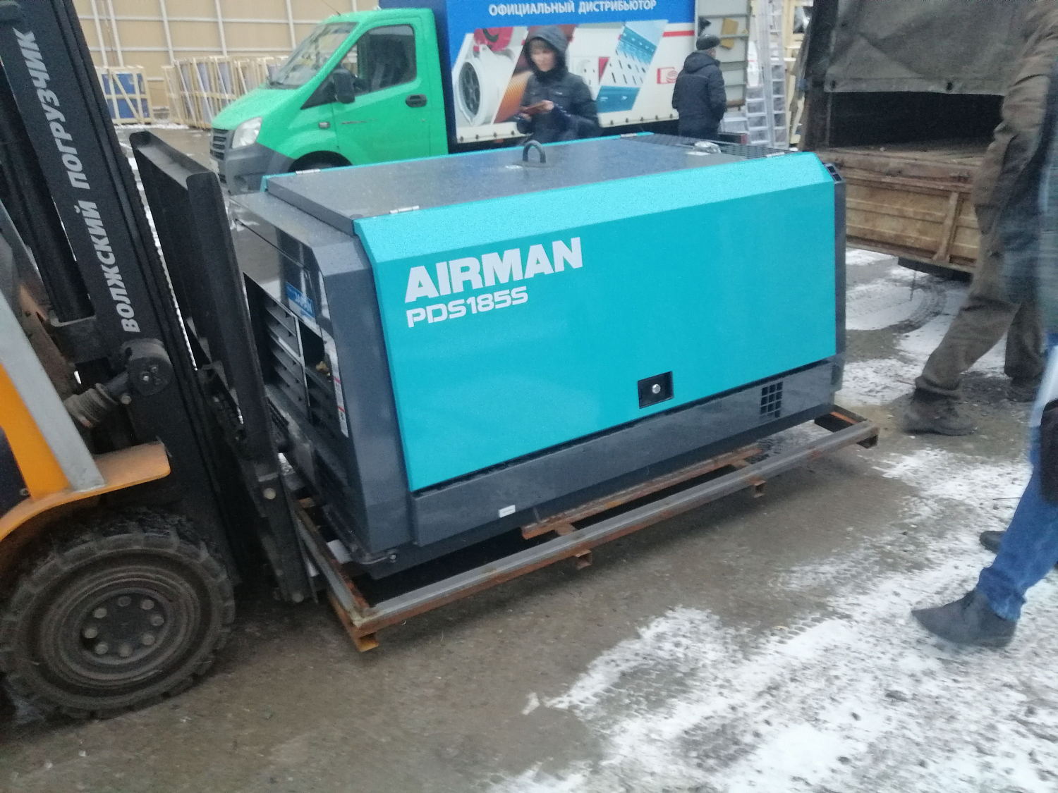 Отгрузка винтового компрессора Airman