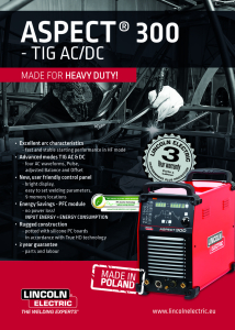 Сварочные инверторы TIG Lincoln Electric ASPECT 300 Сварочные инверторы TIG Lincoln Electric ASPECT 300 фото