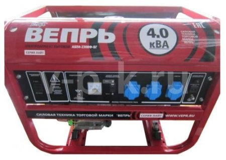 Бензиновый генератор  Лайт АБП4-230ВФ-БГ