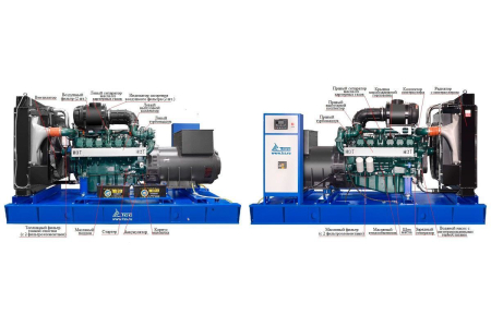 Дизельный генератор  АД-544С-Т400-1РМ17 (Mecc Alte)