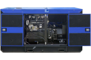 Дизельный генератор ТСС ЭД-24-Т400 с АВР в шумозащитном кожухе на прицепе 025281 передвижной фото