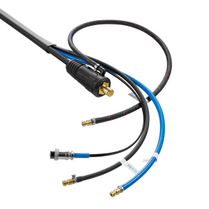 Горелка TIG TP 20 (ОКС 35-50, б/р, 2PIN) 8м водяное охлаждение TBW2002-08  Горелка TIG TP 20 (ОКС 35-50, б/р, 2PIN) 8м водяное охлаждение TBW2002-08 фото