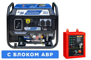 Бензиновый генератор ТСС SGG 4200Ei с блоком АВР 111112 Бензиновый генератор ТСС SGG 4200Ei с блоком АВР 111112 фото