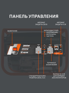Бензиновый генератор PATRIOT GRS 3500 476102245 передвижной фото