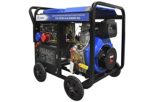 Дизельный генератор ТСС DGW 6.0/200ED-R3 026496 сварочный фото