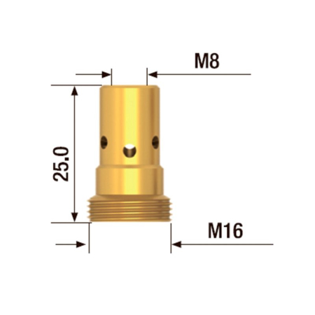 Горелка сварочная для полуавтомата Fubag FB 500 3m Горелка сварочная для полуавтомата Fubag FB 500 3m